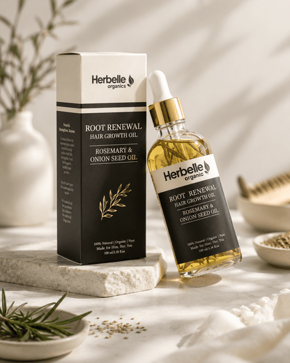 Root Renewal Hair Growth Oil - Herbelle OraganicsHerbelle Oraganics
