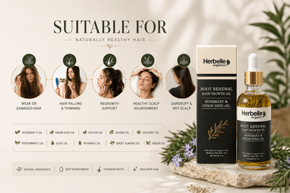 Root Renewal Hair Growth Oil - Herbelle OraganicsHerbelle Oraganics