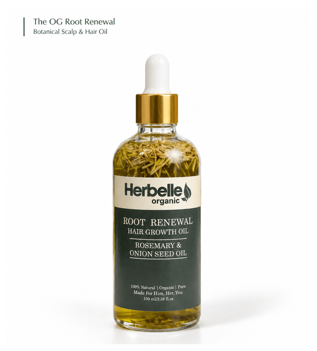 Root Renewal Hair Growth Oil - Herbelle OraganicsHerbelle Oraganics