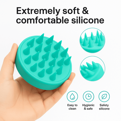 Silicon Hair Scalp Massager - Herbelle OraganicsHerbelle Oraganics