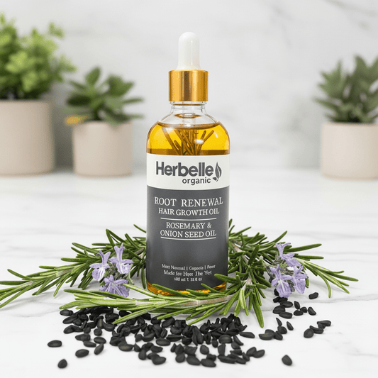 Root Renewal Hair Growth Oil - Herbelle OraganicsHerbelle Oraganics