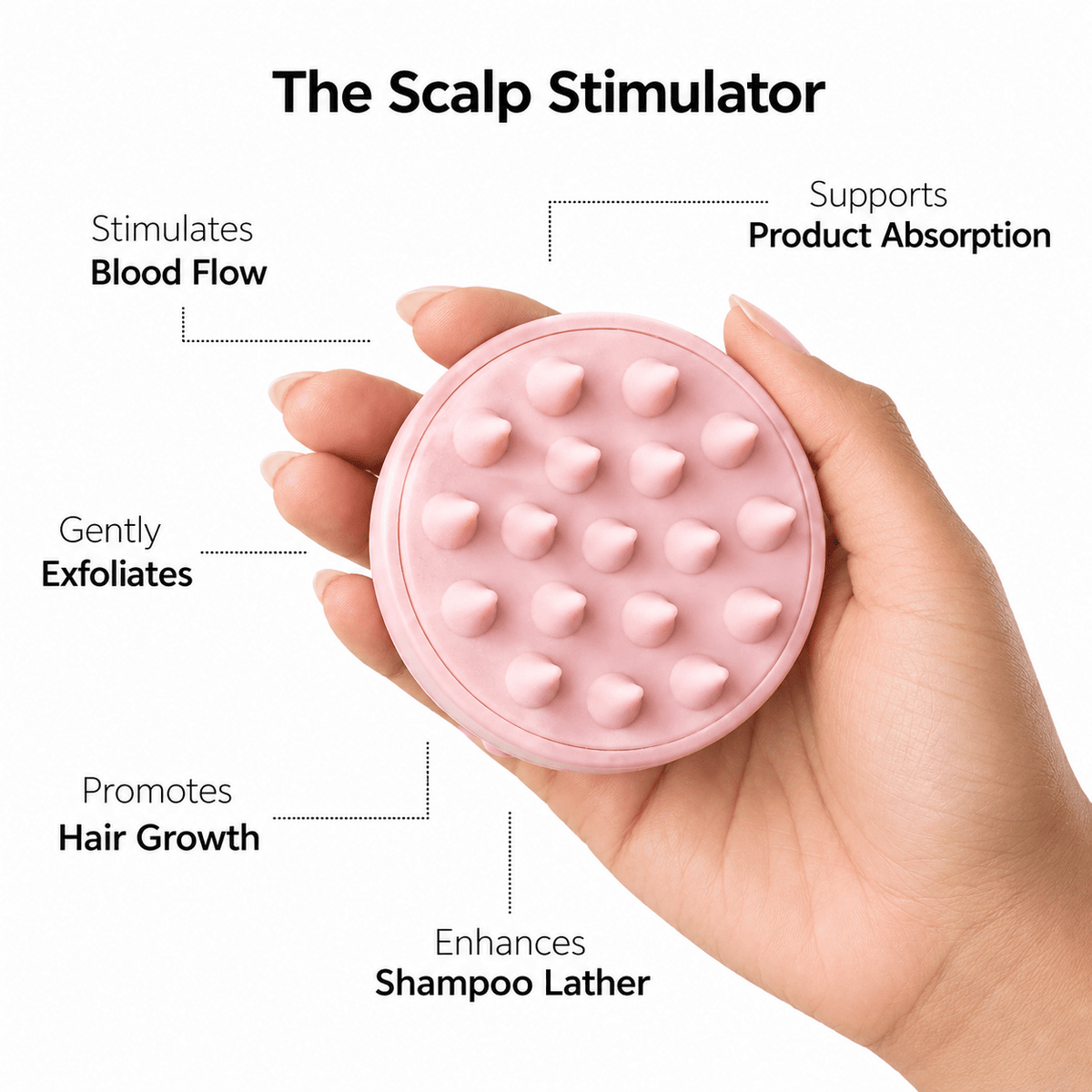 Silicon Hair Scalp Massager - Herbelle OraganicsHerbelle Oraganics