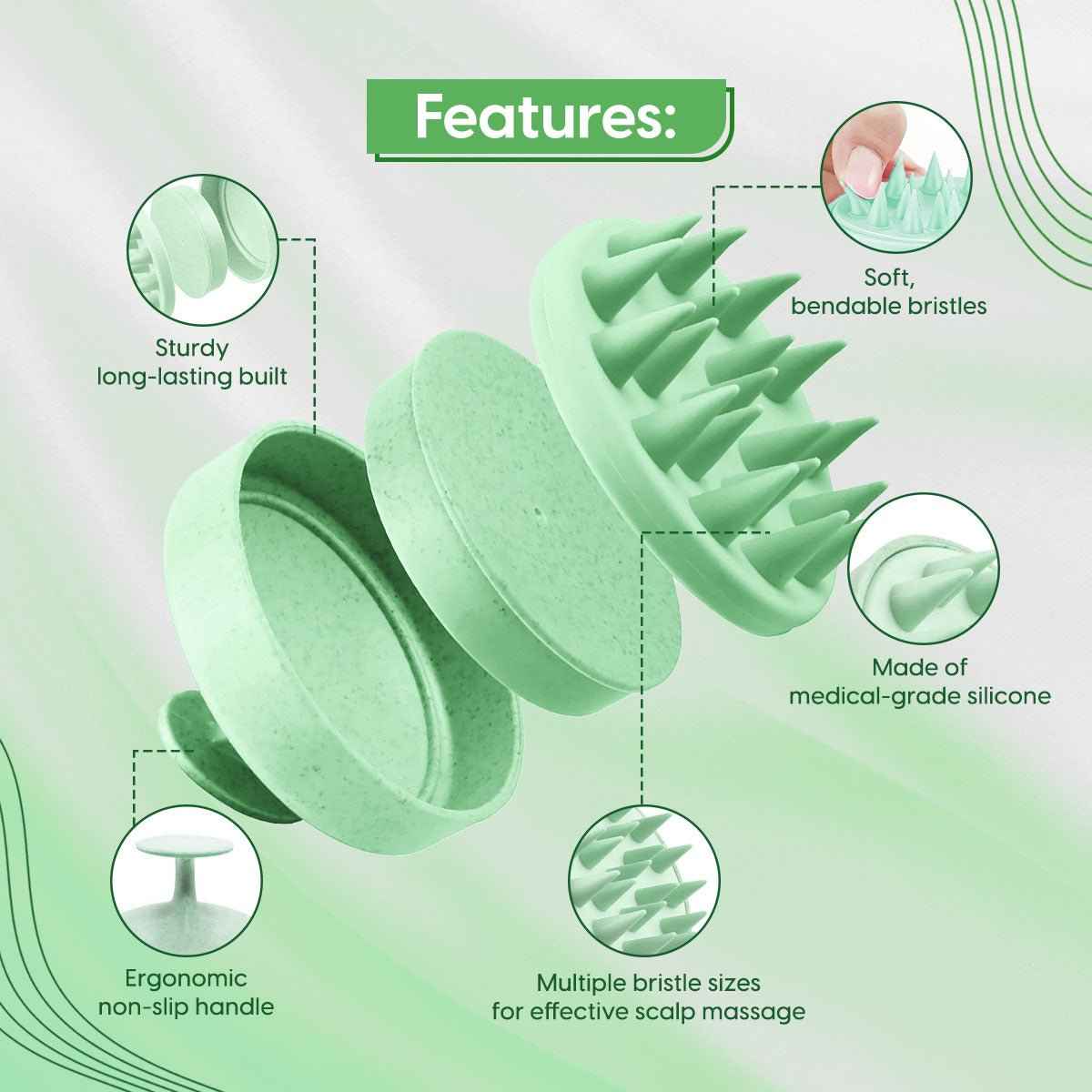 Silicon Hair Scalp Massager