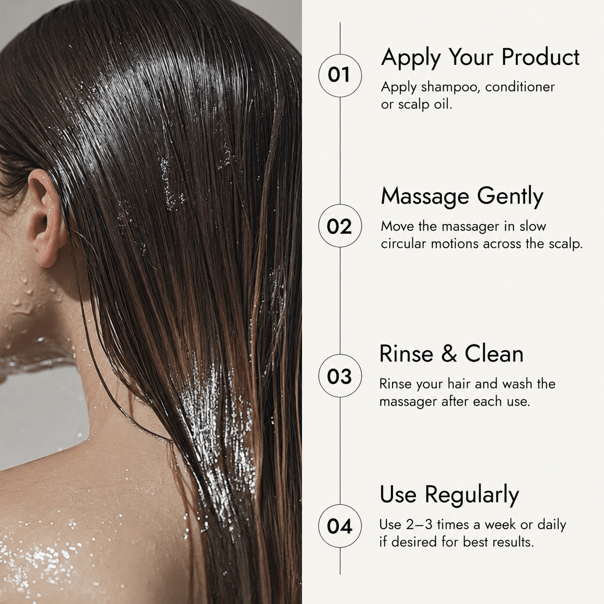 Silicon Hair Scalp Massager - Herbelle OraganicsHerbelle Oraganics
